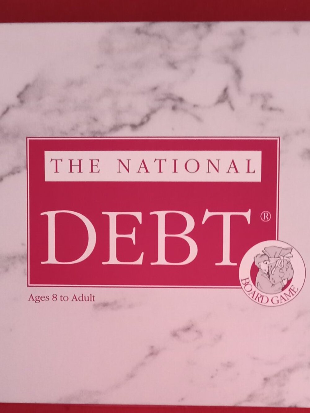 Unique The National Debt board game, item was owned by game collector
